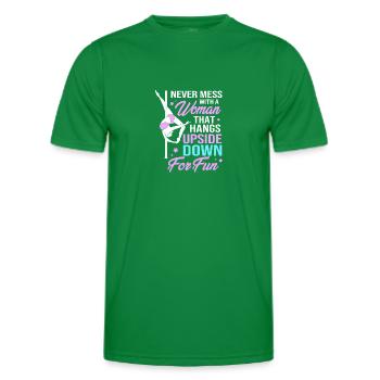Pole Dance - Men's Functional T-Shirt - kelly green - Front - AI Model Male 178 dark (178cm)