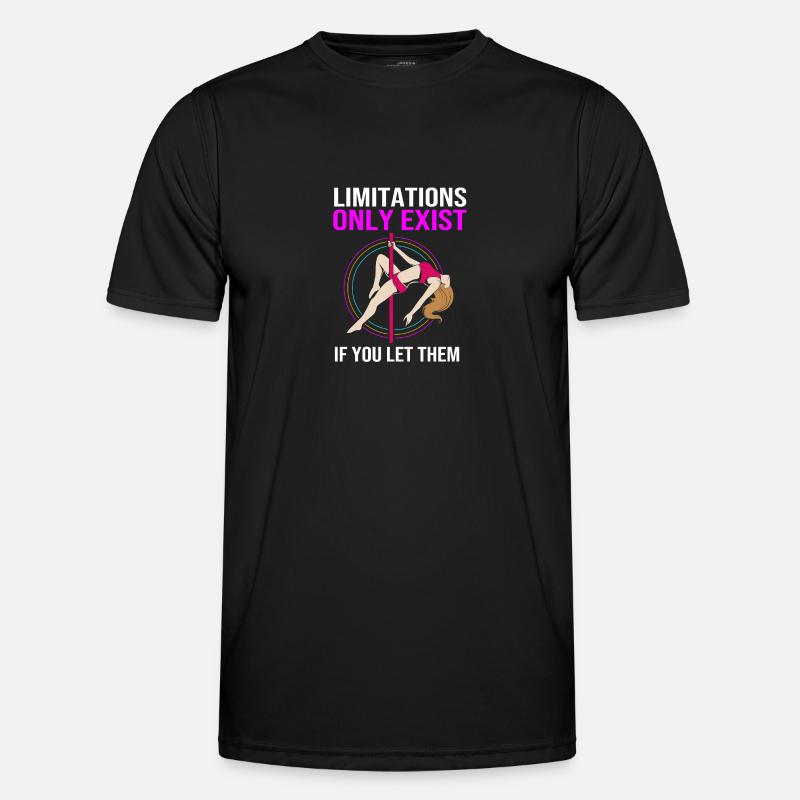 Pole Dance - Männer Funktions-T-Shirt - Schwarz
