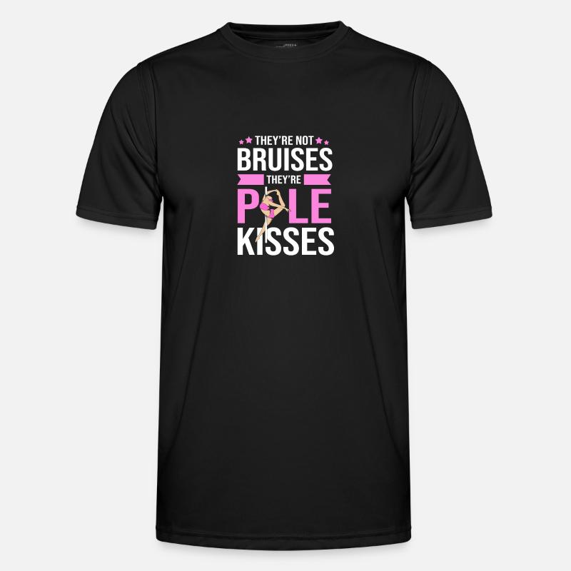Pole Dance - Männer Funktions-T-Shirt - Schwarz