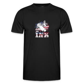 Tattoo Artist Tattoo Artist Tattooed Tattoo - Men's Functional T-Shirt - black - Front - AI Model Male 178 dark (178cm)