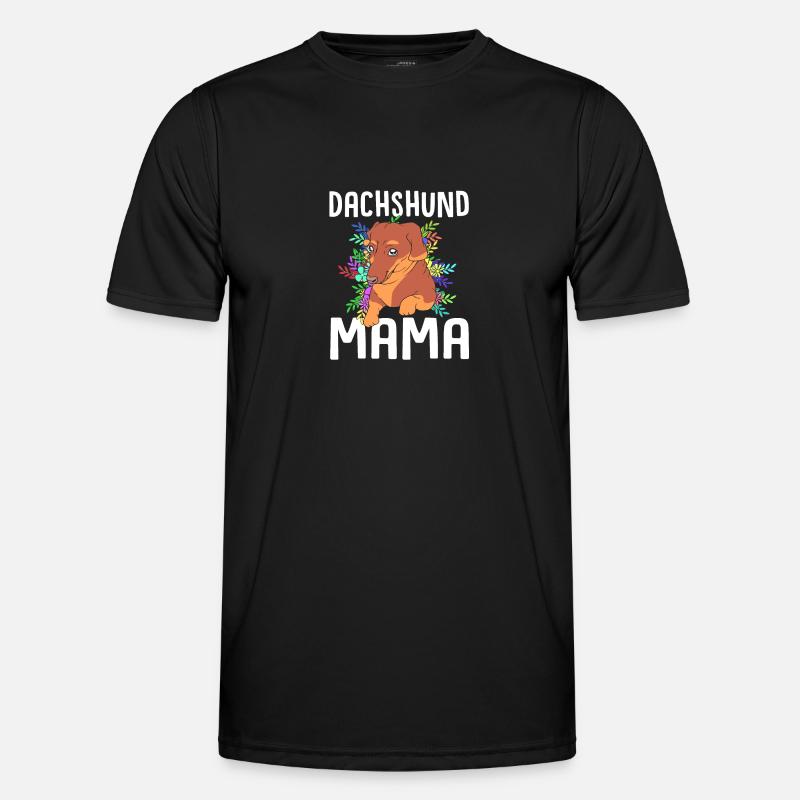 Dachshund - Men's Functional T-Shirt - black