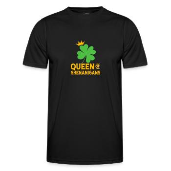 Shenanigan - Men's Functional T-Shirt - black - Front - AI Model Male 178 dark (178cm)