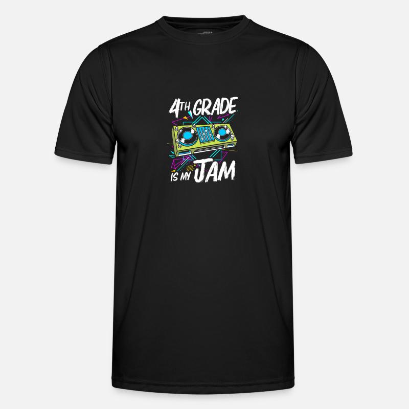 4. Klasse - Männer Funktions-T-Shirt - Schwarz