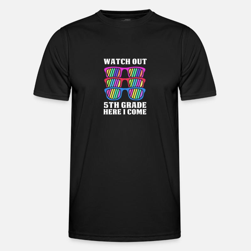 5. Klasse - Männer Funktions-T-Shirt - Schwarz