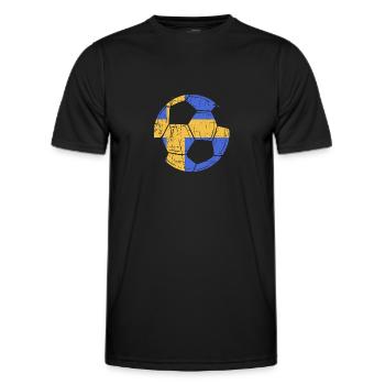Sweden Swedish - Men's Functional T-Shirt - black - Front - AI Model Male 178 dark (178cm)