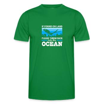Dive - Men's Functional T-Shirt - kelly green - Front - AI Model Male 178 dark (178cm)