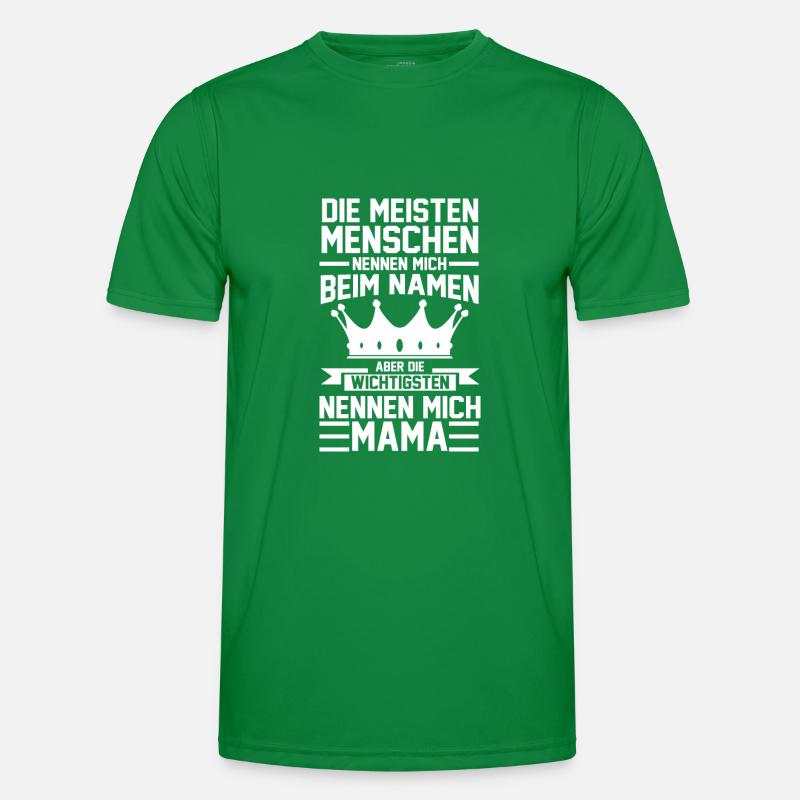 Mutter Mama Muttertag Geschenk Männer Funktions-T-Shirt