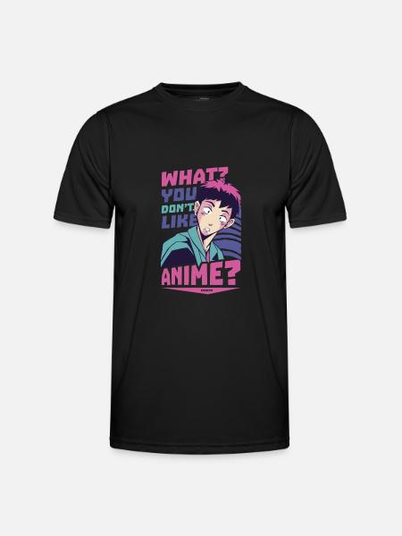 I Love Anime - Men's Functional T-Shirt - black