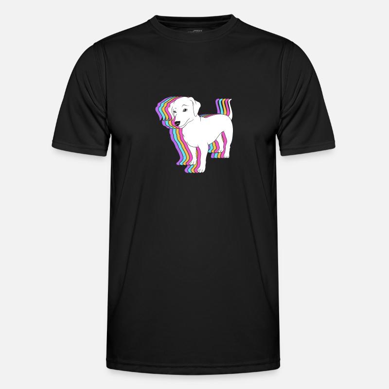 Redbone Coonhound - Men's Functional T-Shirt - black