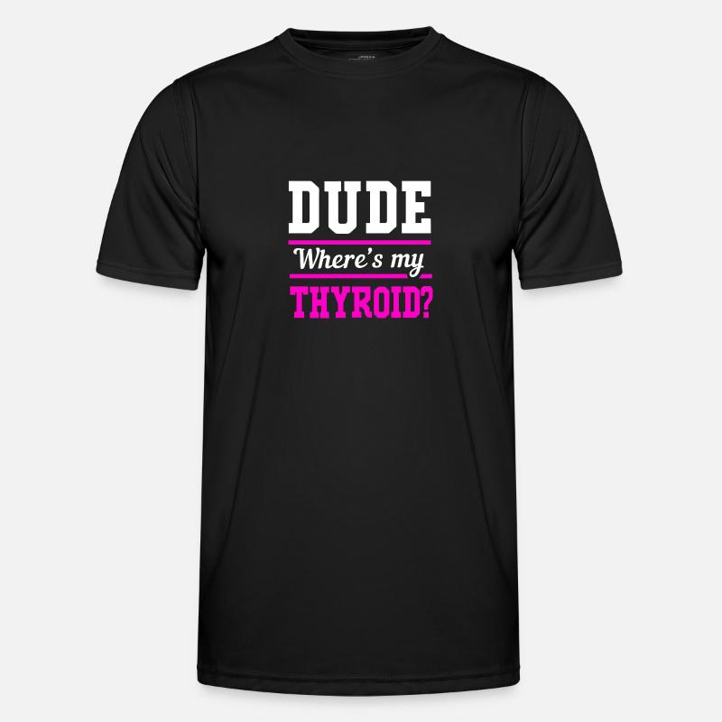 Thyroid cancer Thyroid cancer - Men's Functional T-Shirt - black