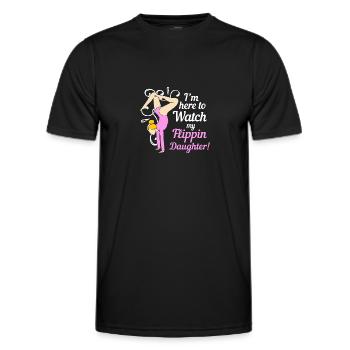 Gymnastik - Männer Funktions-T-Shirt - Schwarz - Vorne - AI Model Male 178 dark (178cm)