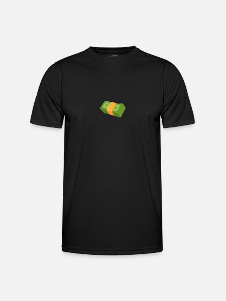 Cash money bundle gift - Men's Functional T-Shirt - black