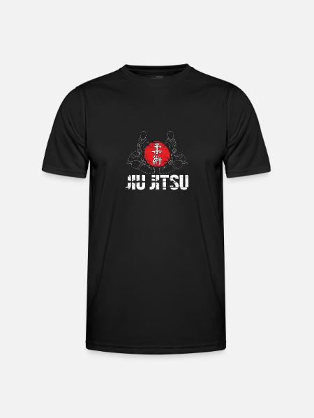 Jiu Jitsu Självförsvar - Funktions-T-shirt herr - svart