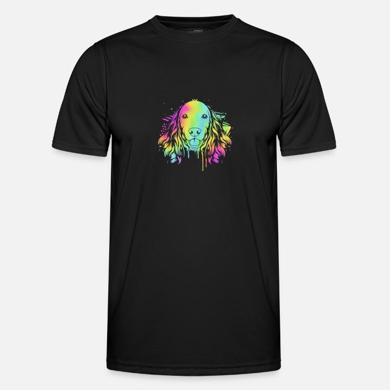 Cocker Spaniel - Men's Functional T-Shirt - black