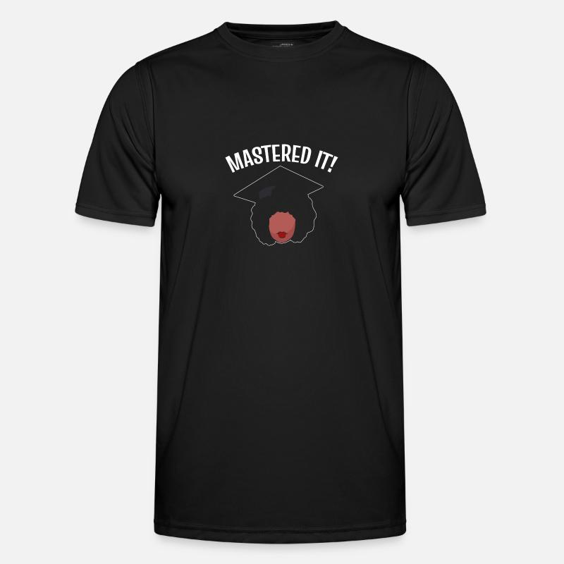 Master's Degree Graduation Ceremony - Men's Functional T-Shirt - black