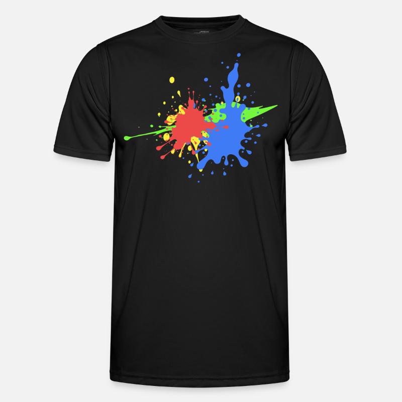 Buntes Graffiti Design Trend Männer Funktions-T-Shirt