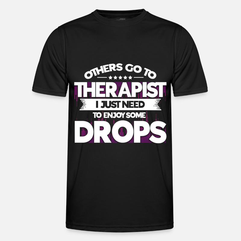 Rave Raver Dubstep Geschenk - Männer Funktions-T-Shirt - Schwarz