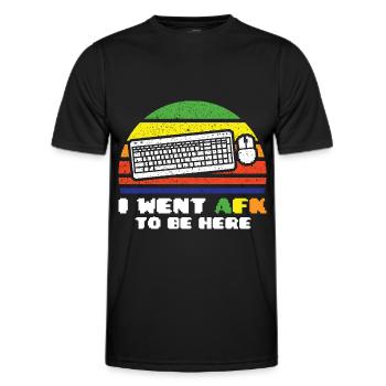 Zocken Gamer Retro Gamer Videospiele Geschenk - Männer Funktions-T-Shirt - Schwarz - Vorne - AI Model Male 178 dark (178cm)