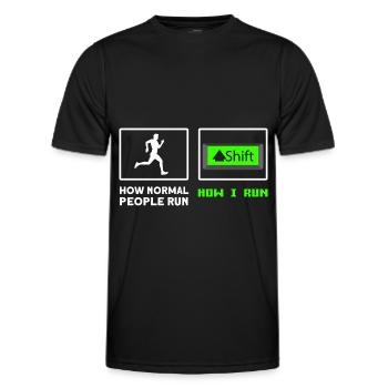 Zocken Gamer Retro Gamer Videospiele Geschenk - Männer Funktions-T-Shirt - Schwarz - Vorne - AI Model Male 178 dark (178cm)
