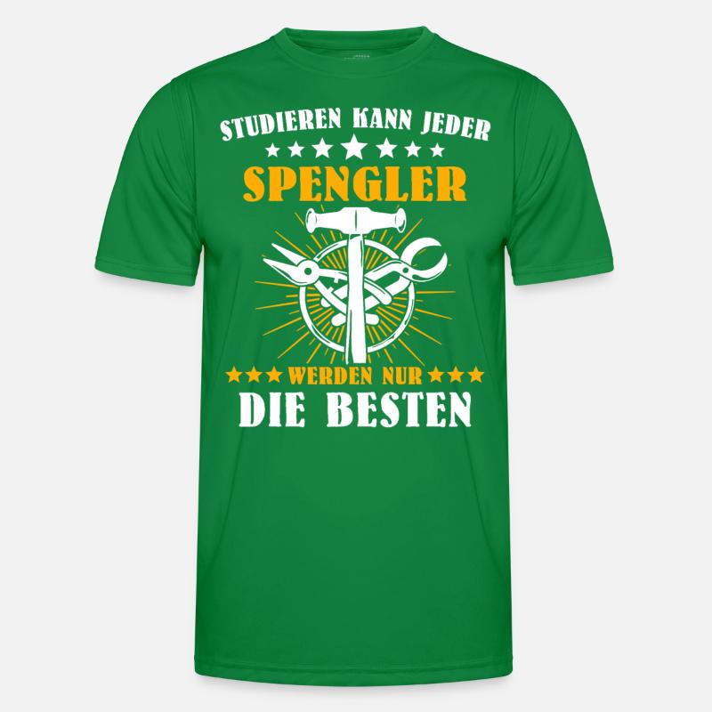 Spengler Sprüche Bauspengler Männer Funktions-T-Shirt