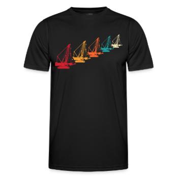 Crane Operator Crane Crane Driver - Men's Functional T-Shirt - black - Front - AI Model Male 178 dark (178cm)