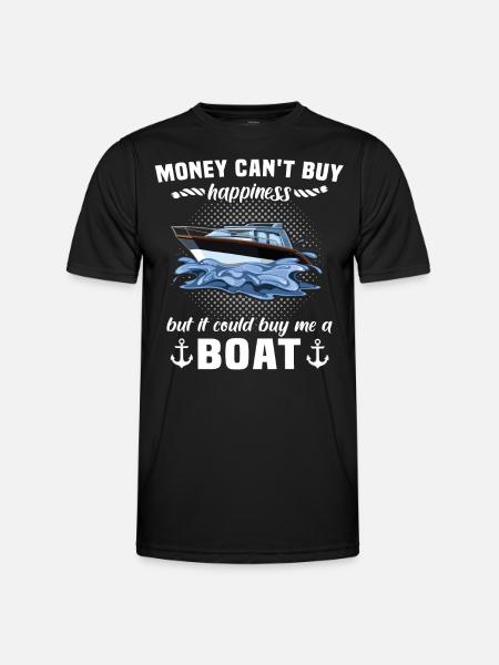 Captain Boat Captain - Men's Functional T-Shirt - black