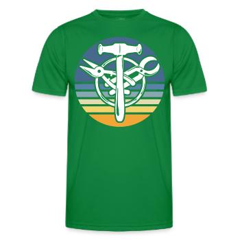 Spengler Motif Bauspengler Guild - Men's Functional T-Shirt - kelly green - Front - AI Model Male 178 dark (178cm)