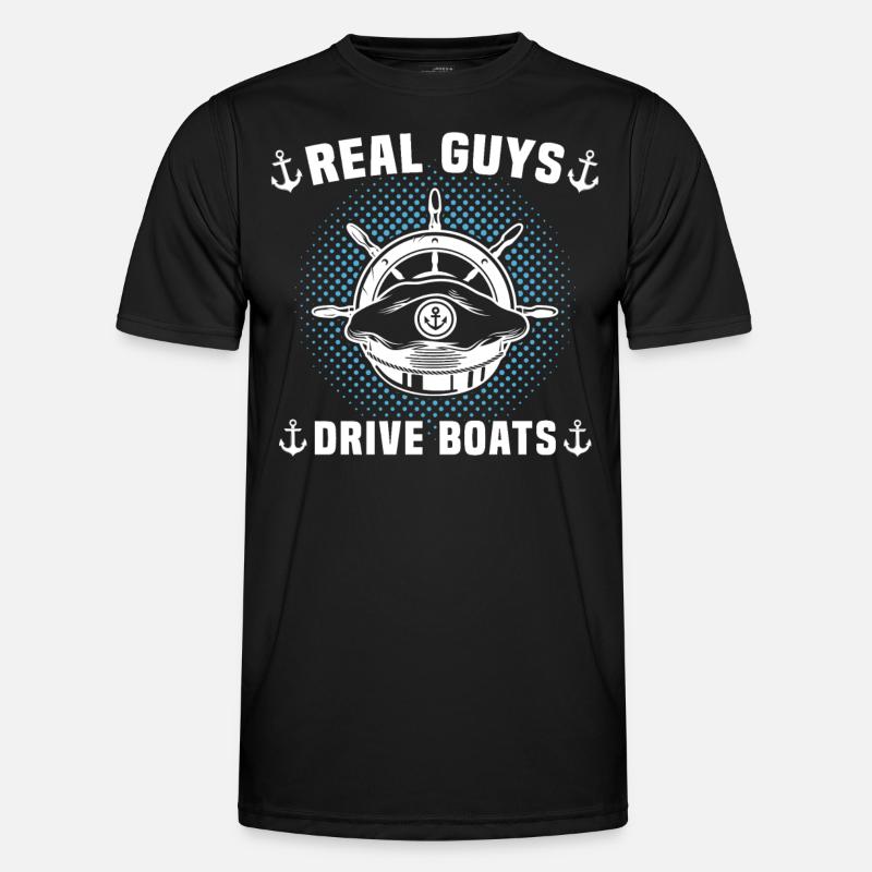 Captain Captain Boat - Men's Functional T-Shirt - black