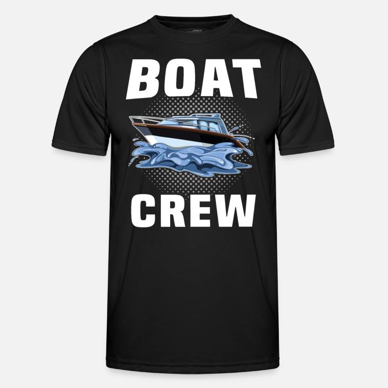 Captain Boat Crew - Men's Functional T-Shirt - black
