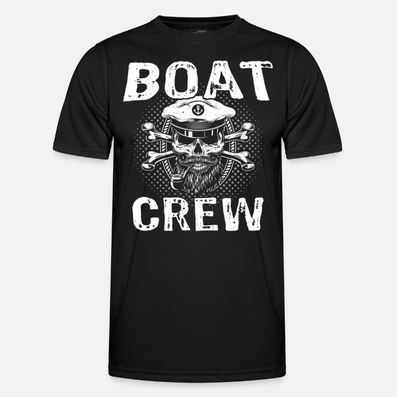 Captain Boat Crew - Men's Functional T-Shirt - black