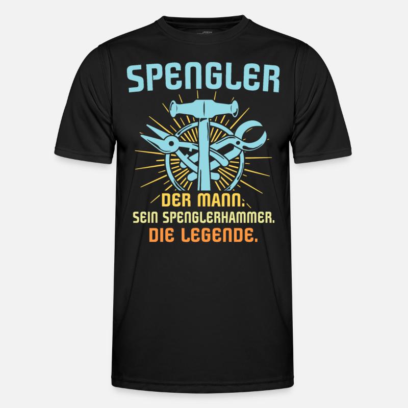 Spengler Beruf Bauspengler Sprüche Männer Funktions-T-Shirt