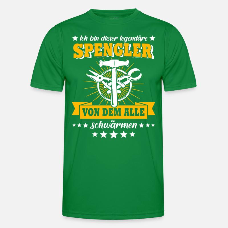 Spengler Beruf Bauspengler Sprüche Männer Funktions-T-Shirt