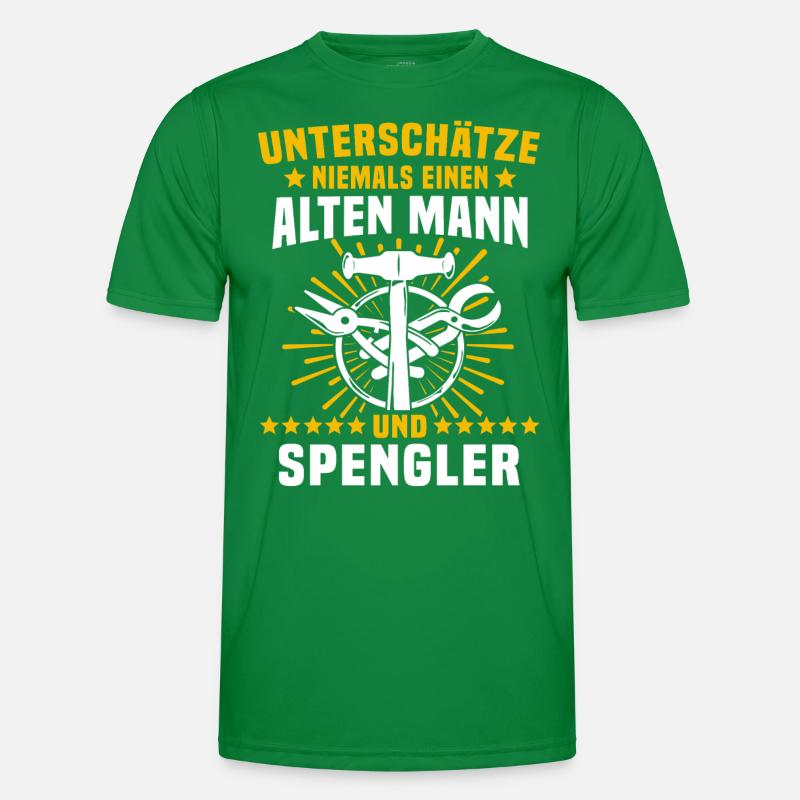 Spengler Beruf Bauspengler Männer Funktions-T-Shirt