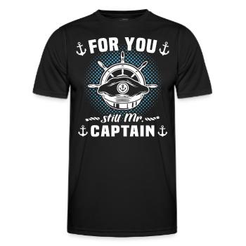 Kapitän Boot Bateau Capitaine - T-shirt sport Homme - noir - Devant - AI Model Male 178 dark (178cm)