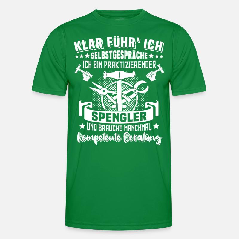 Spengler Beruf Bauspengler Sprüche Männer Funktions-T-Shirt