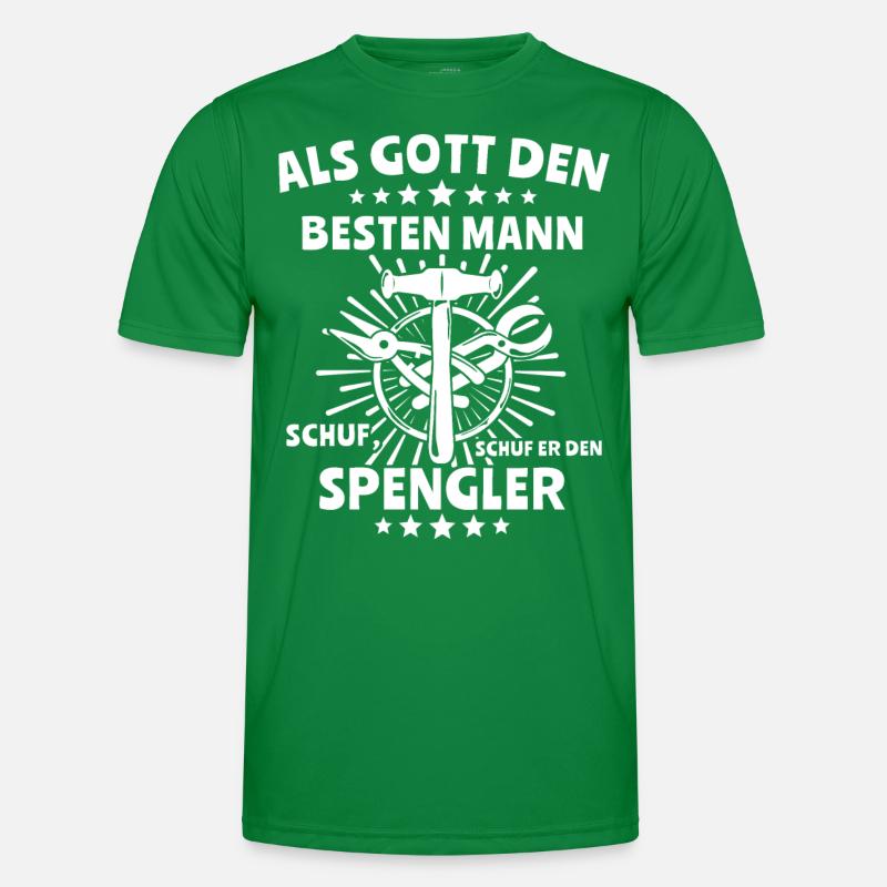 Spengler Beruf Bauspengler Sprüche Männer Funktions-T-Shirt