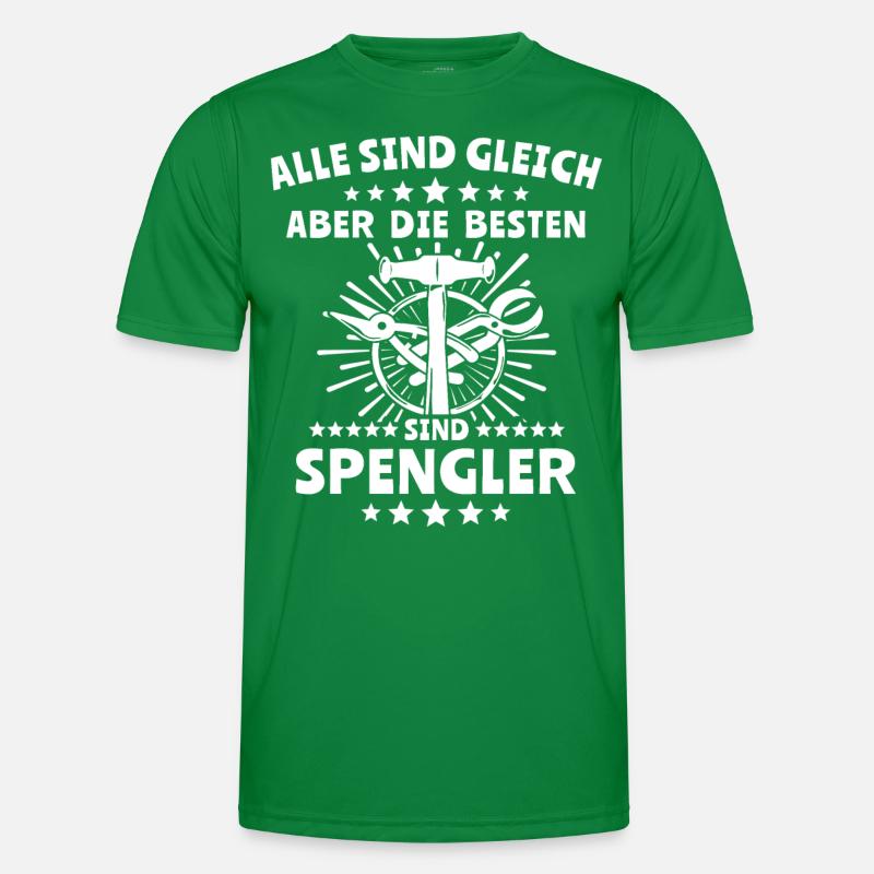 Spengler Beruf Bauspengler Sprüche Männer Funktions-T-Shirt