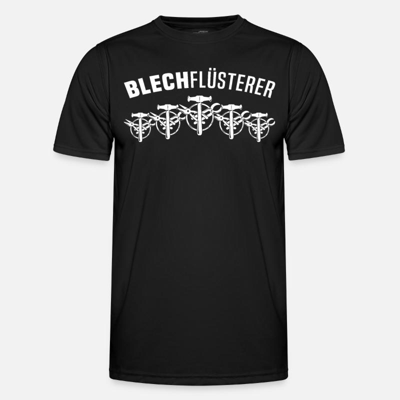 Spengler Bauspengler Karosseriespengler - Männer Funktions-T-Shirt - Schwarz