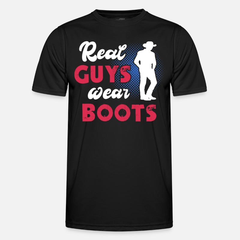 Line Dance Line Dancing - Men's Functional T-Shirt - black