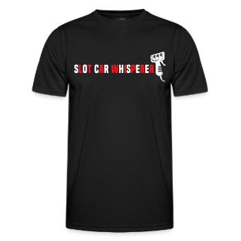Slot Racing Slot Car Whisperer - Men's Functional T-Shirt - black - Front - AI Model Male 178 dark (178cm)