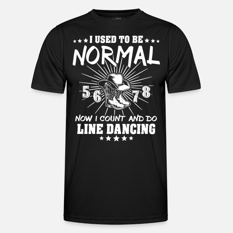 Line Dancing Line Dance - Men's Functional T-Shirt - black