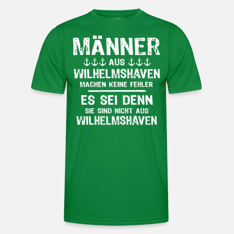 Wilhelmshaven Sprüche Männer Funktions-T-Shirt