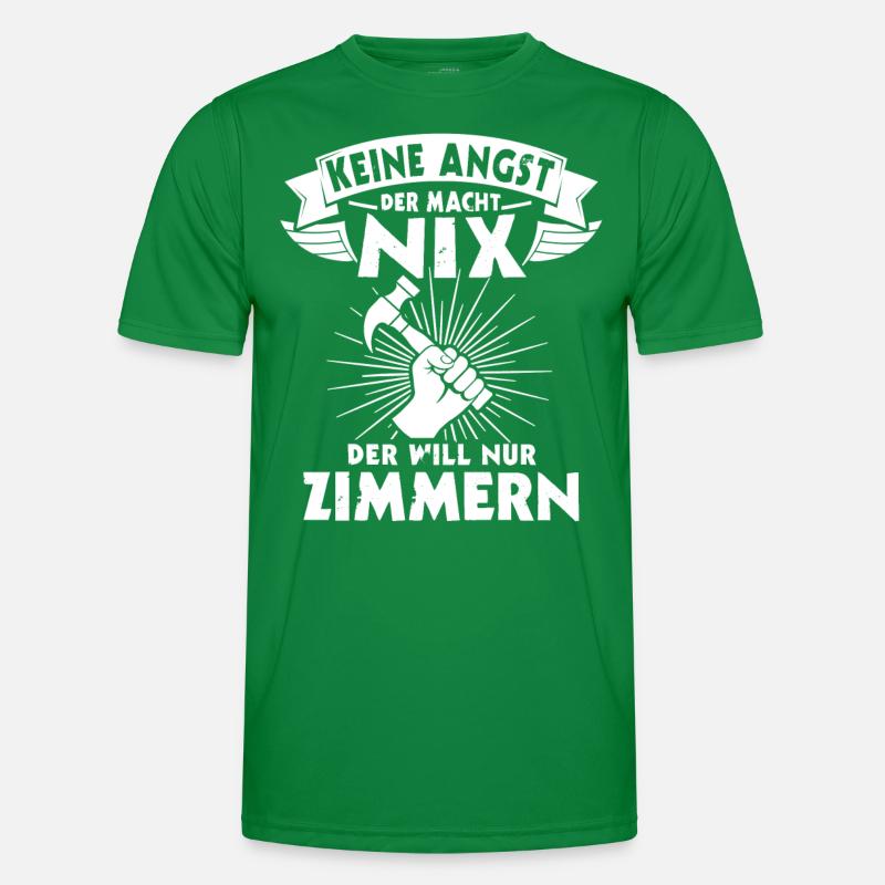 Zimmermann Beruf Zimmerer Männer Funktions-T-Shirt