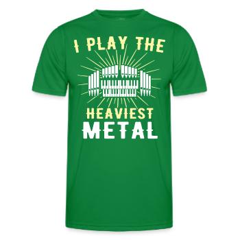 Church organist Organist Organist - Men's Functional T-Shirt - kelly green - Front - AI Model Male 178 dark (178cm)