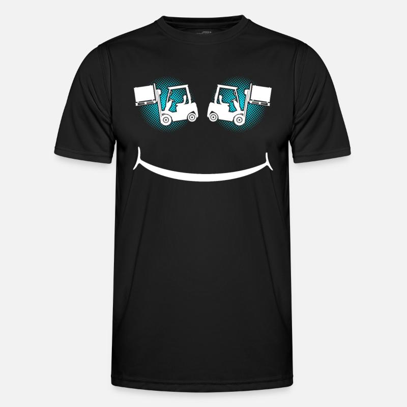 Staplerfahrer Gabelstapler Stapler - Männer Funktions-T-Shirt - Schwarz