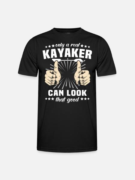 Kayaking Kayak - Men's Functional T-Shirt - black