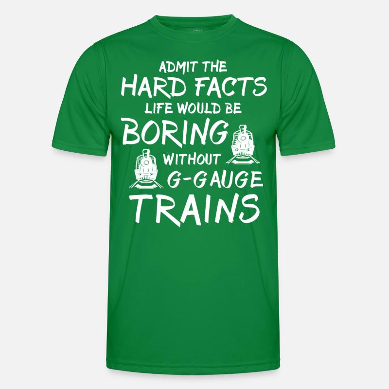 Chemin de fer de jardin Voie G Modèle de chemin de fer T-shirt sport Homme