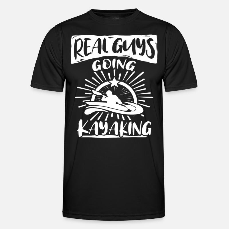 Kayaker Kayaking - Men's Functional T-Shirt - black