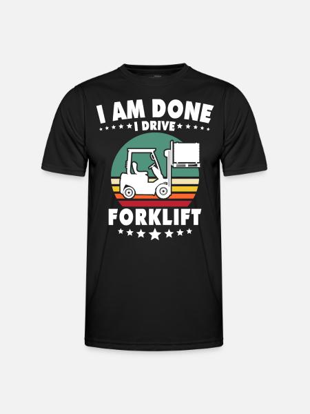 Forklift Forklift Driver - Men's Functional T-Shirt - black