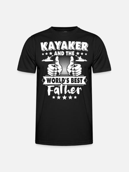 Kayakfahrer Papa Kayaker - T-shirt sport Homme - noir
